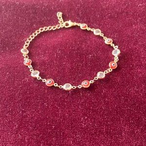 Evil eye charm bracelet